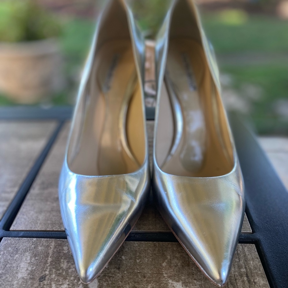 CHARLES DAVIS SHAY SILVER MIRROR PUMP